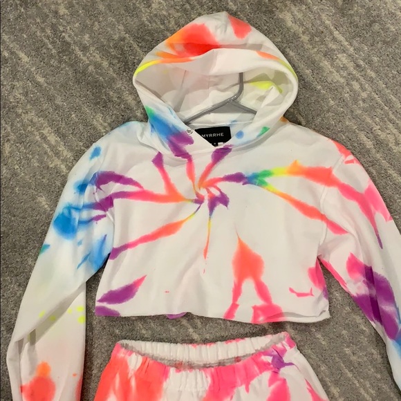 myrrhe tie dye hoodie